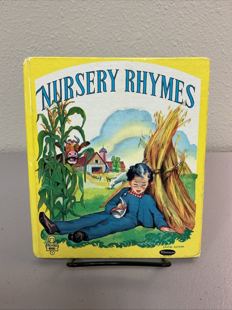RARE “Nursery Rhymes” Whitman Tell-a-Tale Vintage Children’s Book (1945)