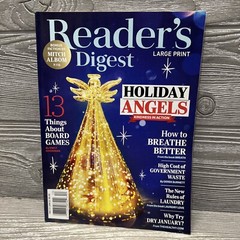 Reader’s Digest Large Print Version December 2021/Jan. 2022 Magazine 156 pages