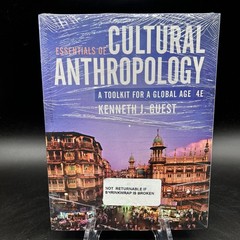 New Essentials of Cultural Anthropology & Fieldwork Journal Kenneth Guest 4th Ed