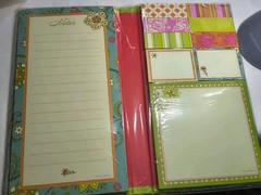 NEW Lily Ashbury Sticky Notes In Hard Case Floral Multi Colored 500 pieces