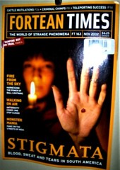 STIGMATA FORTEANTIMES Magazine Journal of Strange Phenomena Import Nov 2002