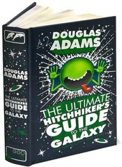 THE ULTIMATE HITCHHIKER’S GUIDE TO THE GALAXY Douglas Adams Leather Bound SEALED
