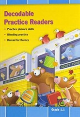 Decodable Practice Readers, Units R-1, Grade 1.1 – Paperback – GOOD