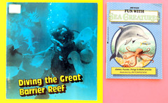 ANIMALS OCEAN—NEW ACTIVITY BK—DIVE GREAT BARRIER REEF—FISH OCTOPUS—PHOTOS COLOR