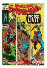 Amazing Spider-Man #89 Marvel Comics F-VF 7.0 White Pages