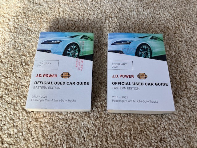 2021 J. D. Power Official Used Car Guide Eastern Edition Ex-library Choose Month