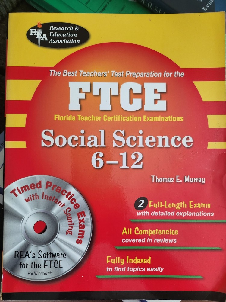 FTCE Teacher Certification Test Prep Ser.: FTCE 6-12 Social Science by Thomas…