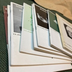 Lot of (8) Vintage 1960s US Atomic Energy Commission Booklets See Photos