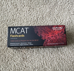 Kaplan MCAT Flashcards 4th Ed 1000 Cards Bio Chem OChem GChem