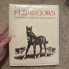 FLIP AND THE COWS By Wesley Dennis – Hardcover Ex Library