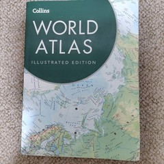 Collins World Atlas 2016 Illustrated Edition Satellite Maps 30cm x 23cm