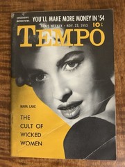 6 x 1950s Tempo Pocket Magazines News Tabloid Lot of 6 from 1953