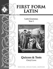 First Form Latin Tests & Quizzes – Paperback By Lowe, Cheryl – GOOD