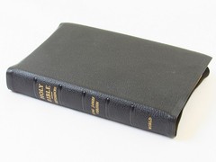 Holy Bible KJV c1965 World Publishing Black Morocco Leather Gilt Edges
