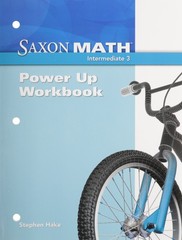 Saxon Math Power-Up Workbook: Intermediate 3 – paperback Stephen Hake
