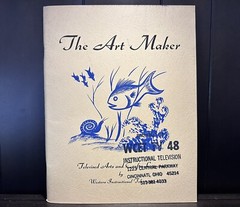 1982 The Art Maker Western Instructional Television Book WCET TV Cincinnati Ohio
