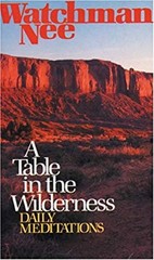 A Table in the Wilderness Mass Market Paperbound Watchman, Kinnea