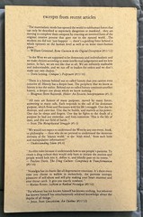 Critique: A Journal of Conspiracies and Metaphysics – Fall/Winter 1986 – VG