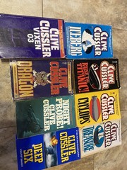 Clive Cussler 14 Book Lot Dirk Pitt Treasure Sea Adventure Novels 14 In Set