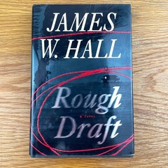 Vintage 2000 Rough Draft: A Novel James W. Hall First Edition Hardcover Book