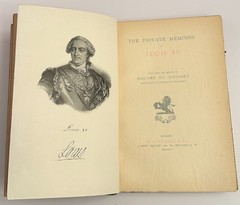 Antique 1895 Secret & Private Memoirs of Louis XIV & XV 2 Volume Set Sangorski