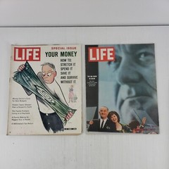 Lot of 12 Life Magazines 1962 – 1968; James Earl Ray, De Gaulle, Vietnam, Virus