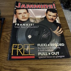 Jamming! Magazine April 1985, Frankie, Run DMC, Faith Brothers Flexi Record