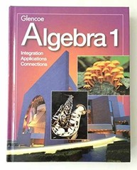 Glencoe Algebra 1: – Hardcover, by McGraw-Hill Education – Very Good
