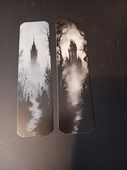 8 Spooky Gothic 6″ Cardstock Bookmarks Spooky Buildings Lot 4 of 4 Please Read
