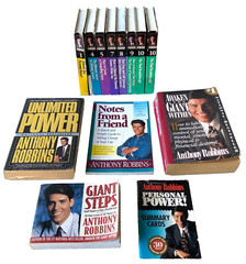 Lot of 13 Anthony Robbins Personal Power Audiobook Unlimited Power/Giant Books