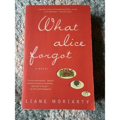 What Alice Forgot Liane Moriarty Novel Paperback Contemporary womens Fiction