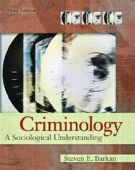 Criminology: A Sociological Understanding by Barkan, Steven E.