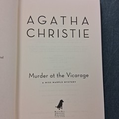 Agatha Christie 3 Book Lot HC DJ Like New Murder Vicarage ABC Murders