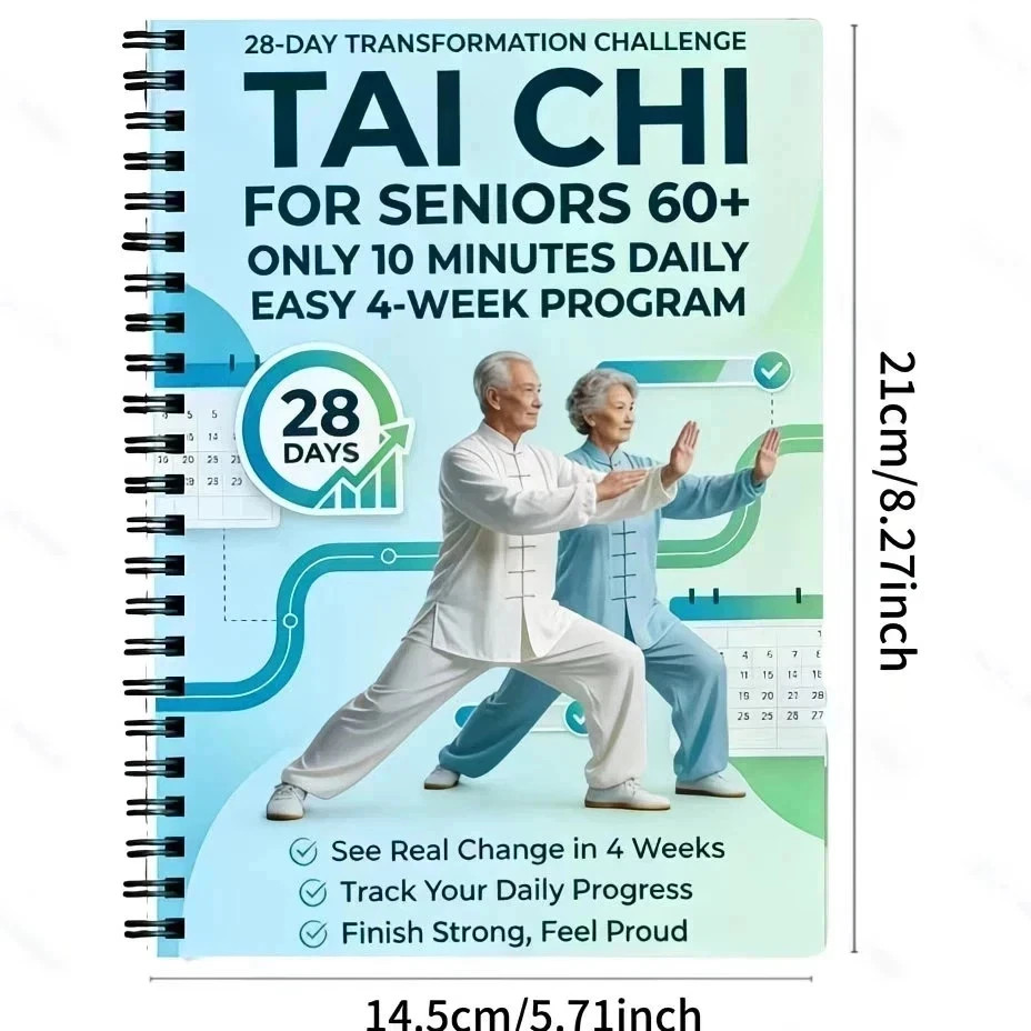 Tai Chi for Seniors: 28-Day Plan for Balance, Strength & Fall Prevention Book