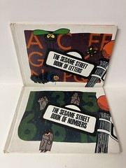 Vintage Sesame Street Book of Letters Numbers Puzzles Shapes People Lot of 5