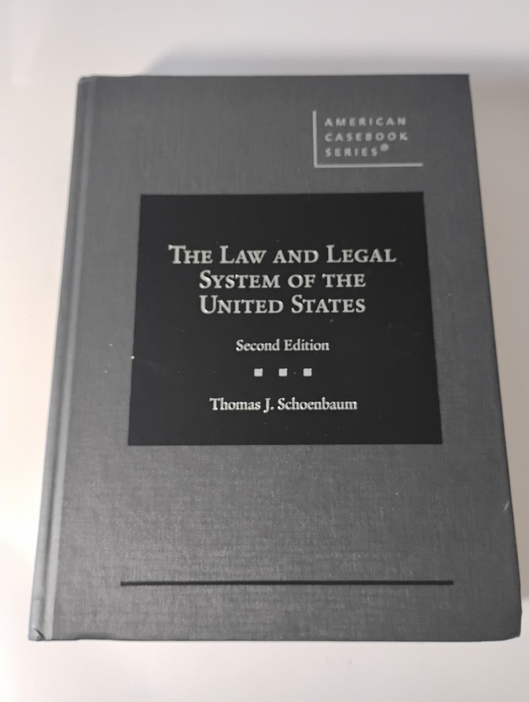 The Law and Legal System of the United States
