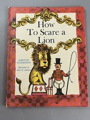 How to Scare a Lion Vintage Children’s Book 1965