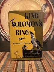 King Solomon’s Ring Konrad Z. Lorenz 1952 1st US Ed. 4th Print Animal Behavior
