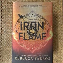 Rebecca Yarros Iron Flame The Empyrean Ser Hardcover Entangled Dust Jacket
