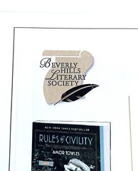 SIGNED by AMOR TOWLES Rules of Civility 2011 HCDJ LIKE NEW