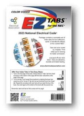 2023 NEC EZ INDEX Tabs (Color Coded) 2 Ohm’s Law Sticker USA STOCK