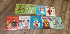 Vintage Lot of 9 Tell-a-Tale Children’s Books Whitman Hardcover