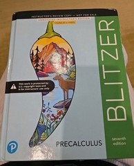 Precalculus, 7th Edition – Hardcover By Robert F Blitzer – GOOD