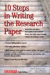 10 Steps in Writing the Research Paper Paperback