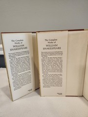 The Complete Works of William Shakespeare Vol 1-2 Nelson Doubleday Inc HBDJ Bce