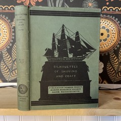 1929 Silhouettes of Shipping and Craft Marine Research Society Salem First Ed