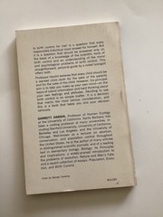 Garrett Hardin Signed Rare Book 1st Edition Birth Control Ecology Science