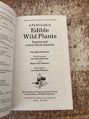 Edible Wild Plants: Eastern/Central North America (Peterson Field Guides)