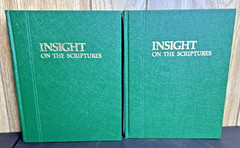Insight on the Scriptures Vol. 1 & 2 HC 1988 1st Editions Like New