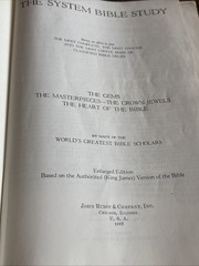The System Bible Study KJV Enlarged Edition Morocco Leather 1967 Chicago USA